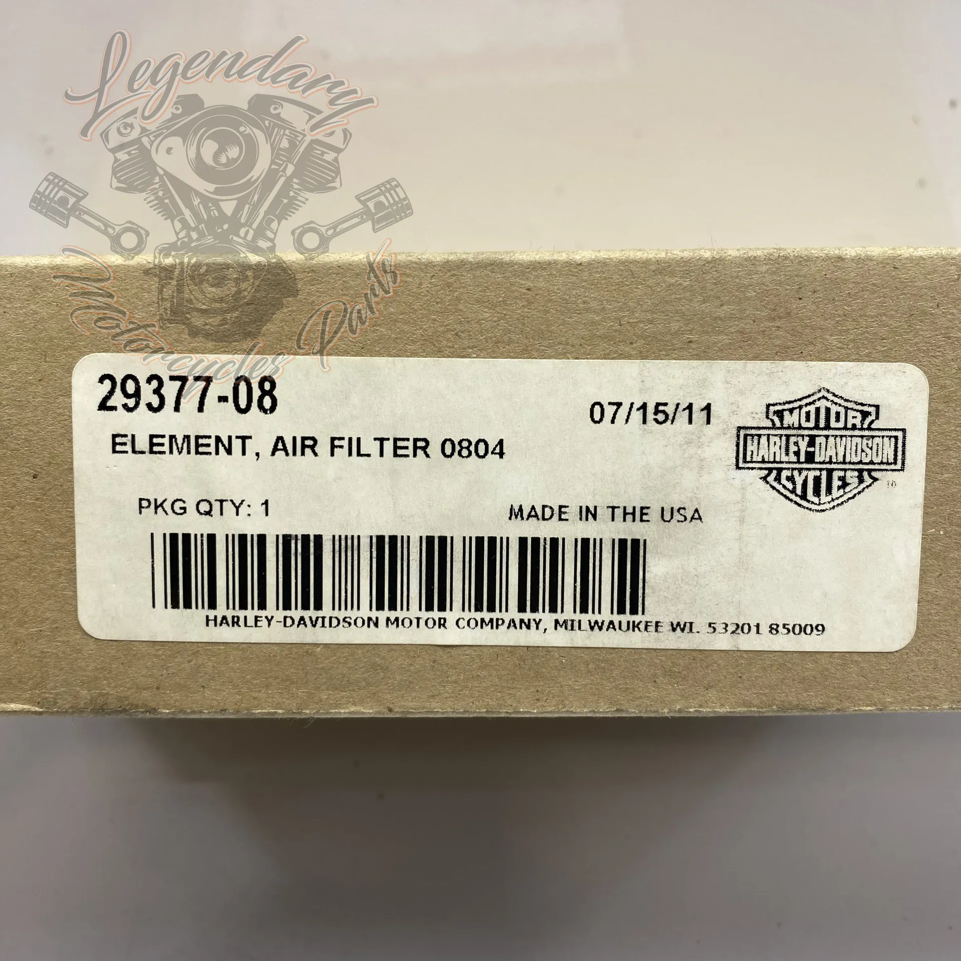 Élément de filtre à air OEM 29377-08